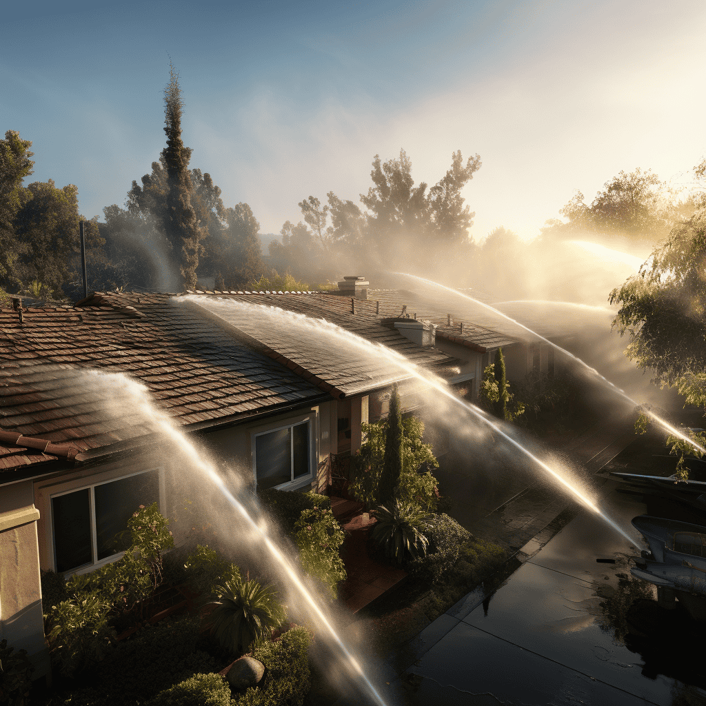 wildfire watchdog sprinklers remote pump