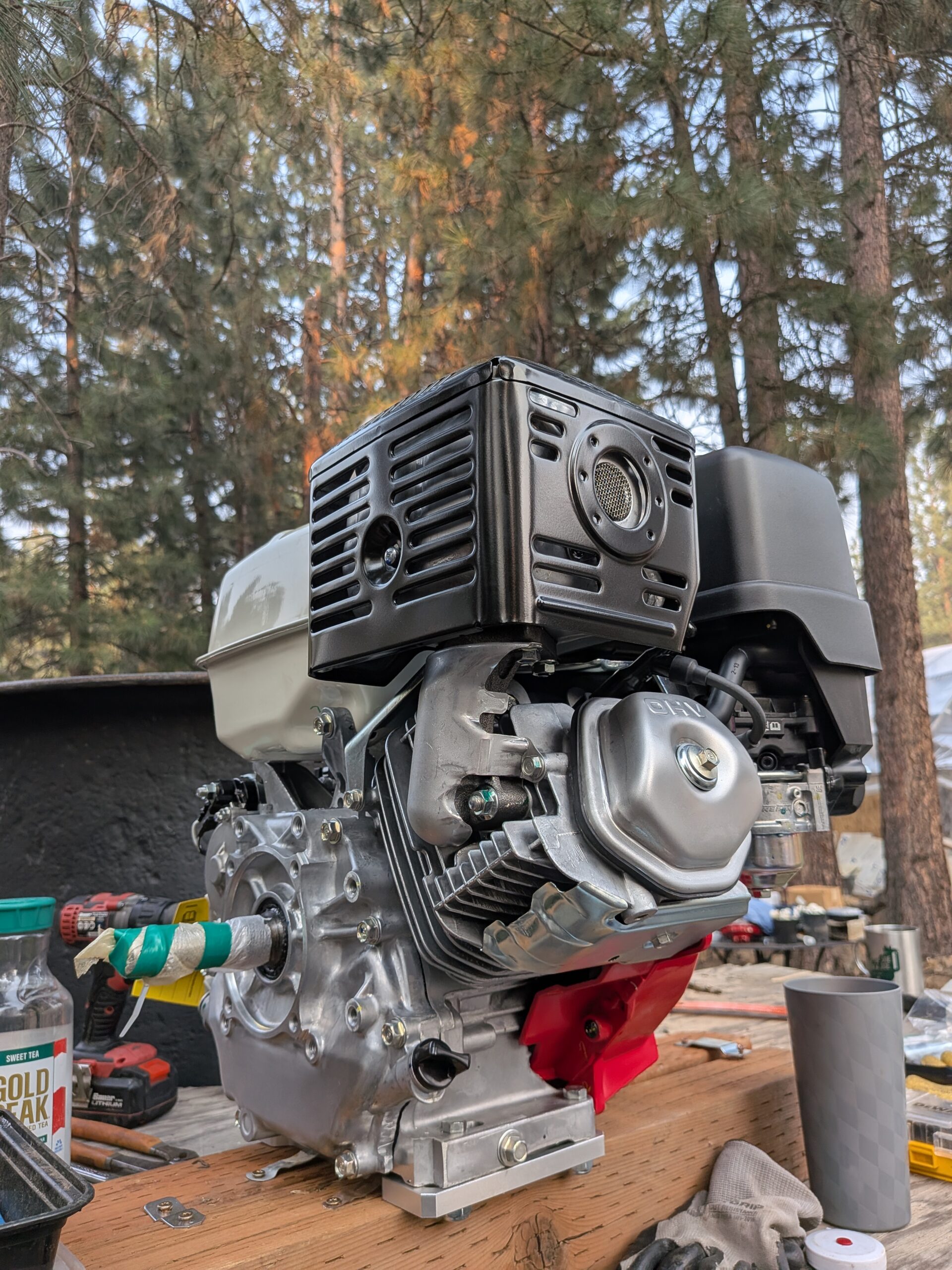 Custom Honda high pressure fire pump